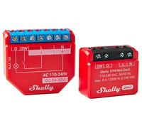 2x Shelly 1PM Mini Gen3 8A Wi-Fi & Bluetooth Smart Switch Relay Power Metering