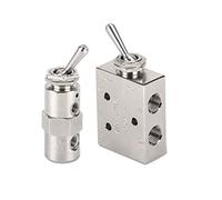 1psc Air Pneumatic Mechanical Valve Toggle Button Switch TAC2-41V 31V 41P 31P 41PP TAC-4V 4P 3P 3V TV-3S(TAC-4PP)(Tac2-31p)