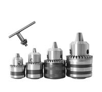 1psc MT2 MT3 MT4 B10 B12 B16 B18 Light Duty Key Drill Chuck 0.6-6mm 1.5-13mm 1-10mm Taper Arbor CNC Machine(B12 (1.5-10mm))