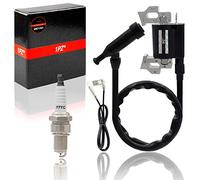 1PZ UK3-CN5 Ignition Coil with Spark Plug Replacement for Honda GX120 GX140 GX160 GX168 GX200 Predator 4HP 5.5HP 6.5HP 212CC Engine Generator Lawn Mower