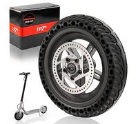1PZ UK8-5ST 8.5 Inch Scooter Solid Tyre, 8 1/2 Tyre with Aluminium Hub and Disc Brake Replacement for Xiaomi M365 Electric Scooter Back Tyre, 8.5 Inch Honeycomb Puncture Proof Tire Easy Installation