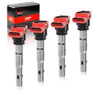 1PZ UKI-C01 4Pcs 06C905115E 06D905115 Ignition Coil Pack Replacement for AUDI A4 A5 A6 A7 A8 Q5 Q7 FORD Galaxy Mk1 Volkswagen Passat B3/B4 Estate 06E905115