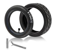 1PZ UKT-S04 8.5 Inch Scooter Inner Tubes and Outer Tyre Set, 8 1/2 x 2 Scooter Tyre Replacement for Xiaomi Mijia M365, 8.5" x 2 Electric Scooter Tires & Inner Tube Anti-slip Thickened with Metal Lever