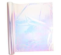 1Roll Iridescent Flower Packing Film Transparent Wrapping Material for Bouquets Crafts Decoration for Festivals Christmas Valentine Day