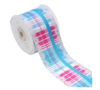 1roll, Printed Grosgrain Ribbon for Craft Supplies Sewing Accessories 5 Yards for Crafting, Wedding(Color 3)