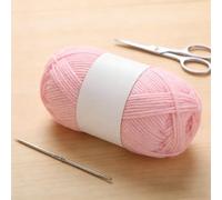 1Roll Soft Milk Cotton Yarn for Crocheting and Knitting-25g 60.15 Yards, 4 Ply Craft Yarn for Scarves, Hats, Socks and DIY Handcrafts Projects (Light Pink)