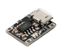 1S 3.7V Li-ion Battery Charging Module with 1A Current and 4.2V Output for DIY USB Power Projects, USB Input, 12.5×15.5×3.5mm