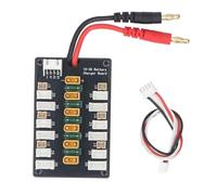 1S - 3S Battery Parallel Charging Board with ABS Housing and 18AWG Balance Wires, RC Model Battery Charge Board for IMAX B6, JST - XH & XT30 Connectors