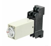 1s to 1h Delay Timer Relay DC12V H3Y2 for Mechanical Equipment Time Settings with LED Power Indicator (0-10Minute)