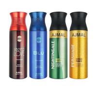 1Sacred Love For Women Blu Homme Men And Deodorants Each 200 Ml Combo Pack Of 4 ' Total 800