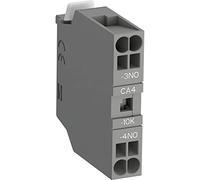 1SBN010160T1010 CA4-10K-T Auxiliary Contactor Block, 1 x NO Auxiliary Contact, Up to 3600 Cycles per Hour, Grey, 1 x 1 x 1.5 cm
