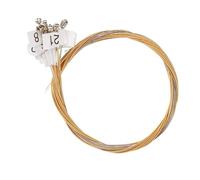 1Set 15/16/19/21/24 Strings Lyre Harp Brass Strings Set Lyre Harp Nylon String Replacement Lyre Strings Beginners Instruments Metal String(21 Brass Strings)