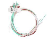 1Set 15/16/19/21/24 Strings Lyre Harp Brass Strings Set Lyre Harp Nylon String Replacement Lyre Strings Beginners Instruments Metal String(15 Nylon Strings)