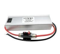 1Set 16V83F Automotive Rectifier Module 2.7V500F Capacitor With Voltmeter Self-Recovery Fuse Backup Power Supply