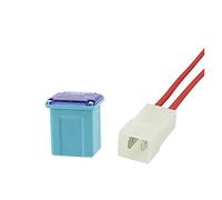 1set=1pcs Fuse+1pcs Box Mini Square 20A 30A 40A 50A 60A Auto with Plastic Assortment(1set 20A fuse box)