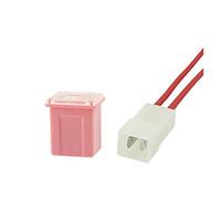 1set=1pcs Fuse+1pcs Fuse Box Mini Square Fuse 20A 30A 40A 50A 60A Auto Fuse with Box Assortment Auto Fuse Protected circuits (Color : 1set 30a Fuse Box)