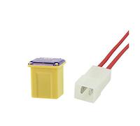 1set=1pcs Fuse+1pcs Fuse Box Mini Square Fuse 20A 30A 40A 50A 60A Auto Fuse with Box Assortment Auto Fuse Protected circuits (Color : 1set 60a Fuse Box)