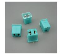 1set=1pcs Fuse+1pcs Fuse Box Mini Square Fuse 20A 30A 40A 50A 60A Auto Fuse with Box Assortment Auto Fuse Protected circuits (Color : 2pcs 20a Fuse)