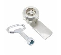 1set 22mm Installation Distribution Cinet Lock Panel 304 Stainless Steel Triangle Door Cam(3 Angle Lock core PT)