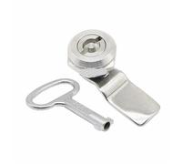 1set 22mm Installation Distribution Cinet Lock Panel 304 Stainless Steel Triangle Door Cam(Circular Lock core)