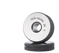 1SET 2A 1-64 2-56 3-48 4-40 5-40 6-32 8-32 10-24 12-24 1/4 5/16 3/8 7/16 UNC America Standard Fine Thread Ring Gauge(10-24UNC-2A)