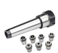 1set #3 MTB3 MT3 ER11 ER16 ER20 ER25 ER32 M12 Tapper Cone Collet Chuck Tools Holder Lather Cutter CNC Machine Mill(MTB3- ER11-M12 (A1))