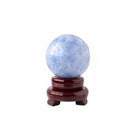1set 30-35mm Celestite Sphere Crystal Blue Ball for Decorative Ball Photography