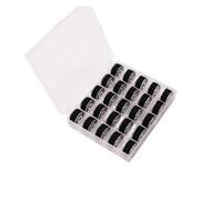 1set 3000 Yard Sewing Thread Polyester Cones Spool Prewound Bobbins For Serger Machine DIY Home Hand(25 black bobbin)