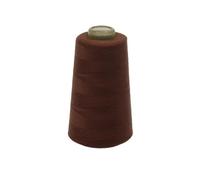 1set 3000 Yard Sewing Thread Polyester Cones Spool Prewound Bobbins For Serger Machine DIY Home Hand(Coffee)