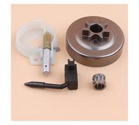 1set .325" 7T Clutch Drum Oil Pump Bearing Kit for Husqvarna 142 137 141 136 36 41 Chainsaw Replacement Parts