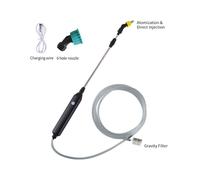 (1set 3m Spray Gun) Garden Watering Spray Gun USB Rechargeable Automatic Electric Sprayer Nozzle Sprinkler Plant Mister Watering Irrigation