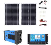 1set 4000W Dual Voltage Solar System with 36W Panel & 30A Controller - Ideal for Home and RV Use(110V)