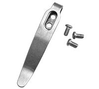 1Set 420 Stainless Steel Material Knife Back Clip with 3pcs M 2.5 Screws Pocket Waist Clamps for Knives Make Access Stainless Steel Knife Back Clip