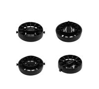 1Set/4Pcs Car Vortex Air Conditioner Air Outlet Modification Parts Compatible For Mercedes Smart 453 Fortwo Black