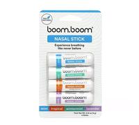 (1set= 4pcs Nasal Stick) BoomBoom Nasal Stick: Powerful Essential Oil Vapors | Featured on Shark Tank | Breathe In Life
