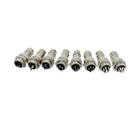1set 5/8 Inch GX16 2/3/4/5/6/7/8/9 Pin Male Female Socket 16mm L70-78 Circular Aviation Wire Panel Connector(4P)