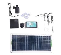 1Set 50W Solar Water Pump DC12V 800L/H Low Noise Solar Water Fountain Pump Plastic+Metal