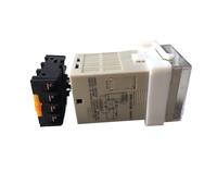 1Set 8 Pin Digital Display Counter Counting Relay With Memory Relay 1-999900 +PF083A Socket Base 12VDC 24VDC 110VAC 220VAC(110VAC)