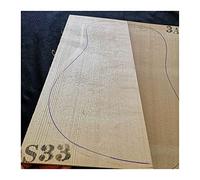 1Set AAA Claw Pattern Sitka Spruce Solid Wood Guitar Panel Material Guitar Maintenance Material 540 * 220 * 4.5mm Guitar body replacement (Color : S33)