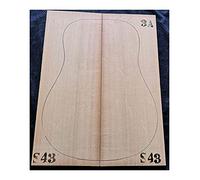 1Set AAA Claw Pattern Sitka Spruce Solid Wood Guitar Panel Material Guitar Maintenance Material 540 * 220 * 4.5mm Guitar body replacement (Color : S43)
