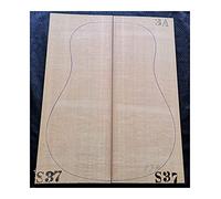1Set AAA Claw Pattern Sitka Spruce Solid Wood Guitar Panel Material Guitar Maintenance Material 540 * 220 * 4.5mm Guitar body replacement (Color : S37)