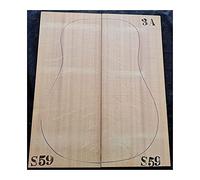 1Set AAA Claw Pattern Sitka Spruce Solid Wood Guitar Panel Material Guitar Maintenance Material 540 * 220 * 4.5mm Guitar body replacement (Color : S59)