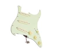 1Set Alnico Single Coil Electric Guitar Pickguard Pickup Loaded Prewired Plate For ST Light Green
