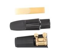 1Set Alto Saxophone Mouthpiece Kit with Tooth Pad Durable Head Lid for Saxophone Beginners and Professionals Musical Instrument Supply
