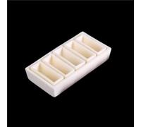 1set Alumina Crucible Set for Laboratory Analysis - 50-100mm Moulds, Ideal for Melting Metals, Ceramics, and Glass(50x40x20mmx01)