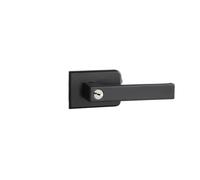 1set Aluminum Alloy Bathroom Door Locks Narrow-Framed Glass Door Lock Single-Tongue Lock Door Hardware(A1)