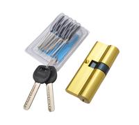 1set Aluminum Door Cylinder Lock Indoor AB Key Anti-Theft Entrance Brass Lengthened Core Extended Keys(90 32.5 57.5)