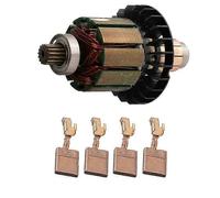 1set Armature with 4pc Carbon Brush for DDF482 DHP482 Tools 619380-9 619583-5 Armature with 194427-5 CB-440 Carbon Brush