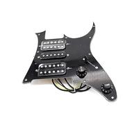 1Set Black 3 Ply HSH Loaded Prewired Guitar Pickguard For Electric Guitar Parts Replacement (Color : Bk)