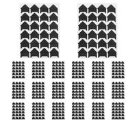 1set Black Self Adhesive Scrapbook Photo Corners, 20 Sheets Paper 480pcs